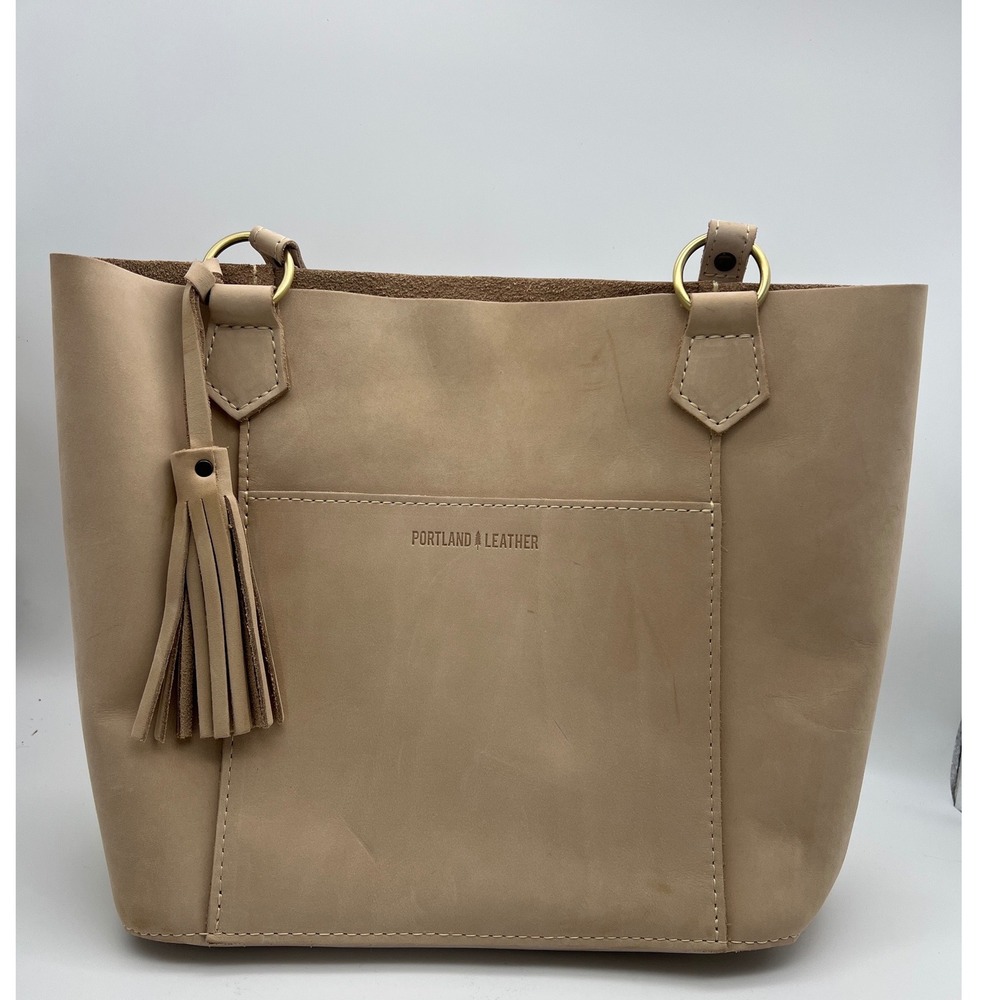 EUC! Portland Leather Tan Market Tote